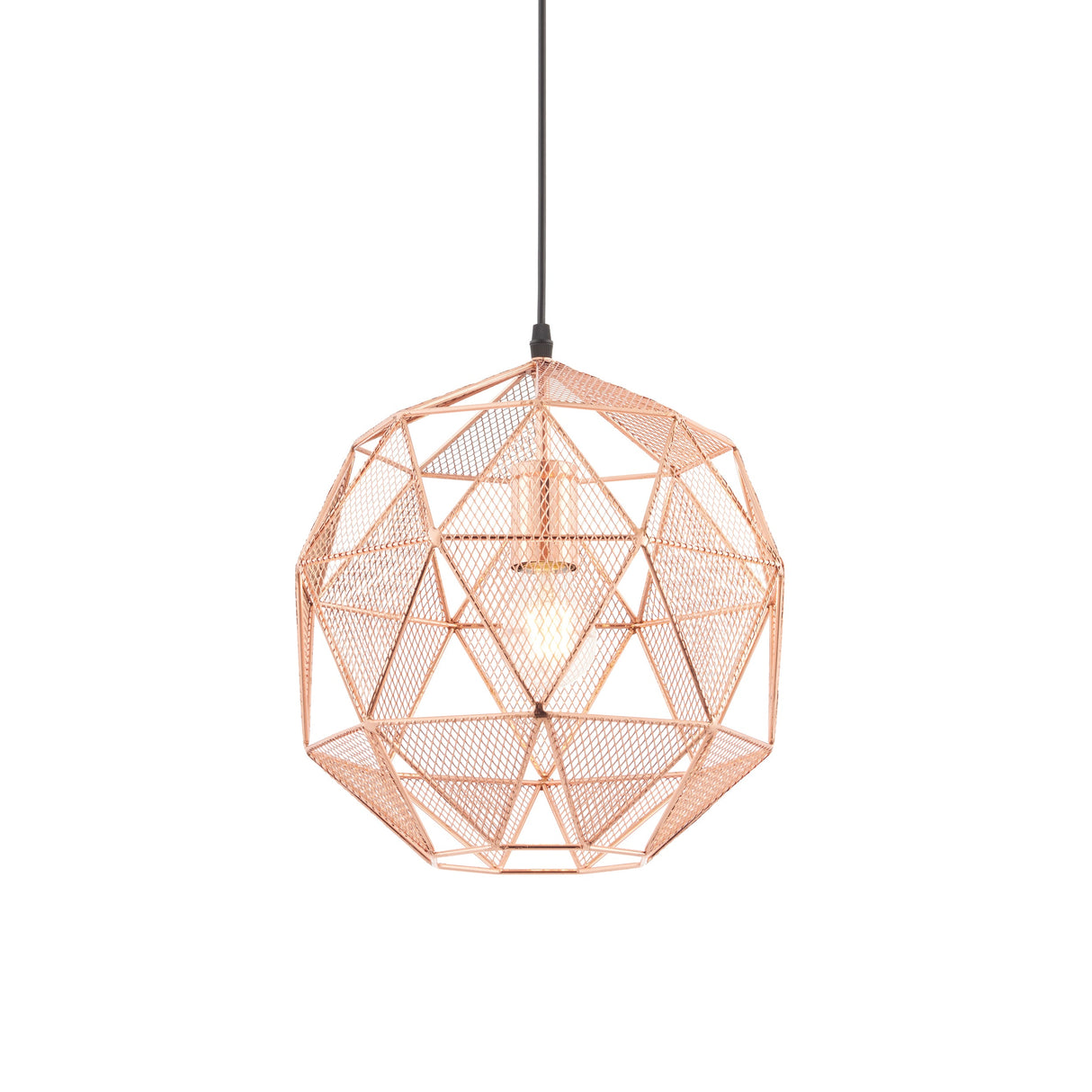 Endon Armour Pendant Copper –  from Amos Lighting + Home