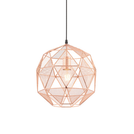 Endon Armour Pendant Copper –  from Amos Lighting + Home