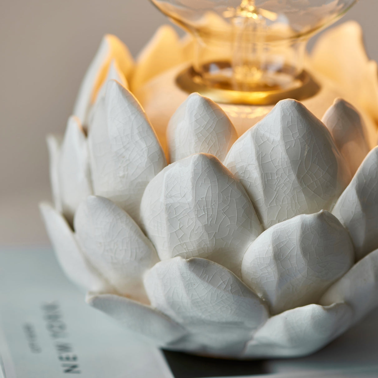 Amos Artichoke Ceramic Table Lamp –  from Amos Lighting + Home