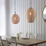 Endon Asha Polished Nickel Wire Pendant –  from Amos Lighting + Home