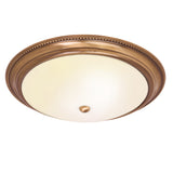 Amos Atlas Antique Brass Flush Ceiling Light –  from Amos Lighting + Home