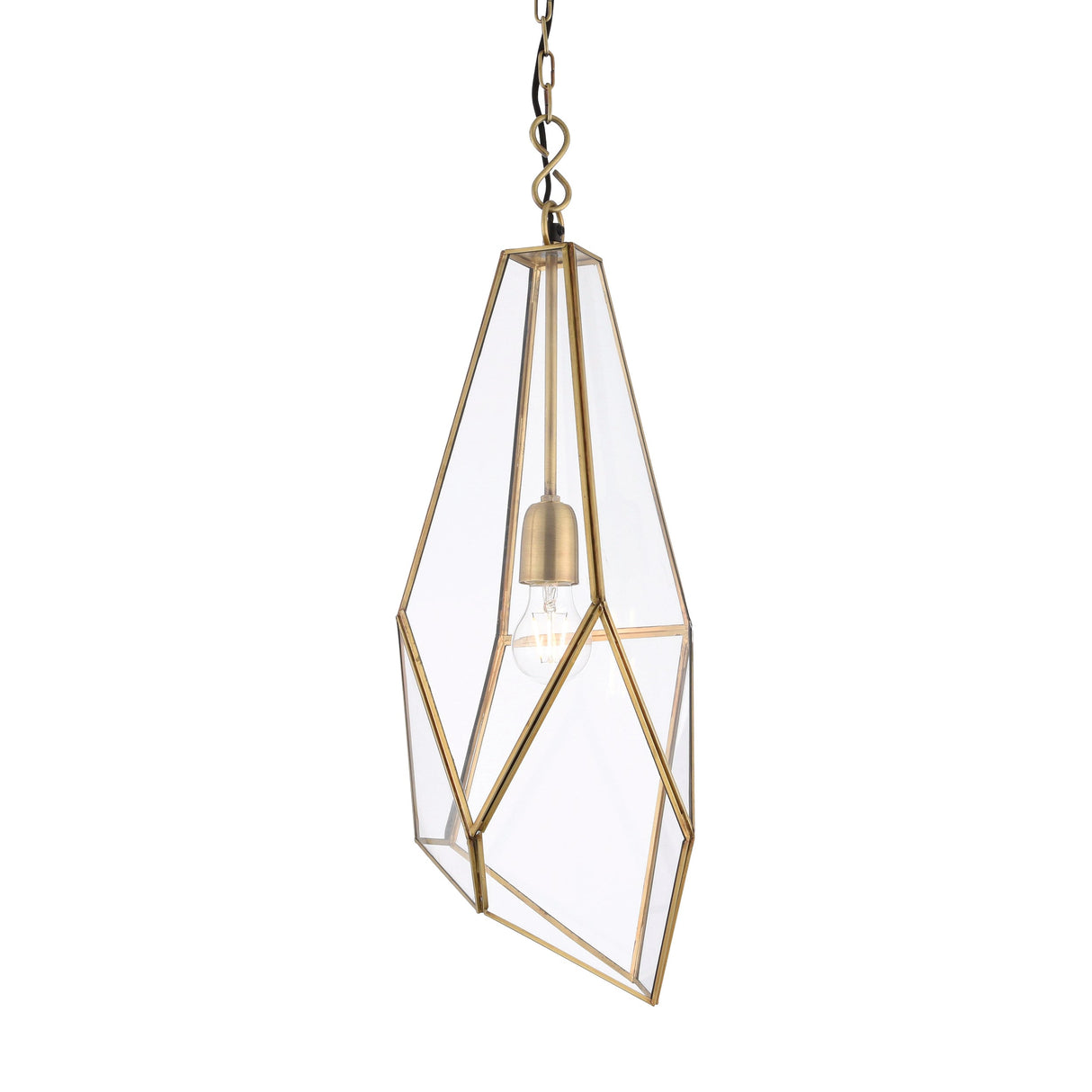 Amos Avery Antique Brass Pendant –  from Amos Lighting + Home