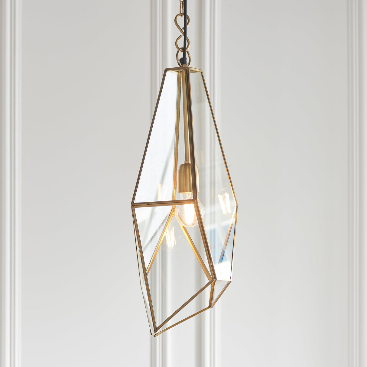 Amos Avery Antique Brass Pendant –  from Amos Lighting + Home