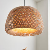 Amos Jago Rattan Twine Dome Pendant –  from Amos Lighting + Home