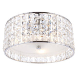 Amos Belfont Bathroom Crystal Flush Ceiling Light –  from Amos Lighting + Home