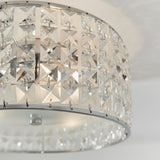 Amos Belfont Bathroom Crystal Flush Ceiling Light –  from Amos Lighting + Home