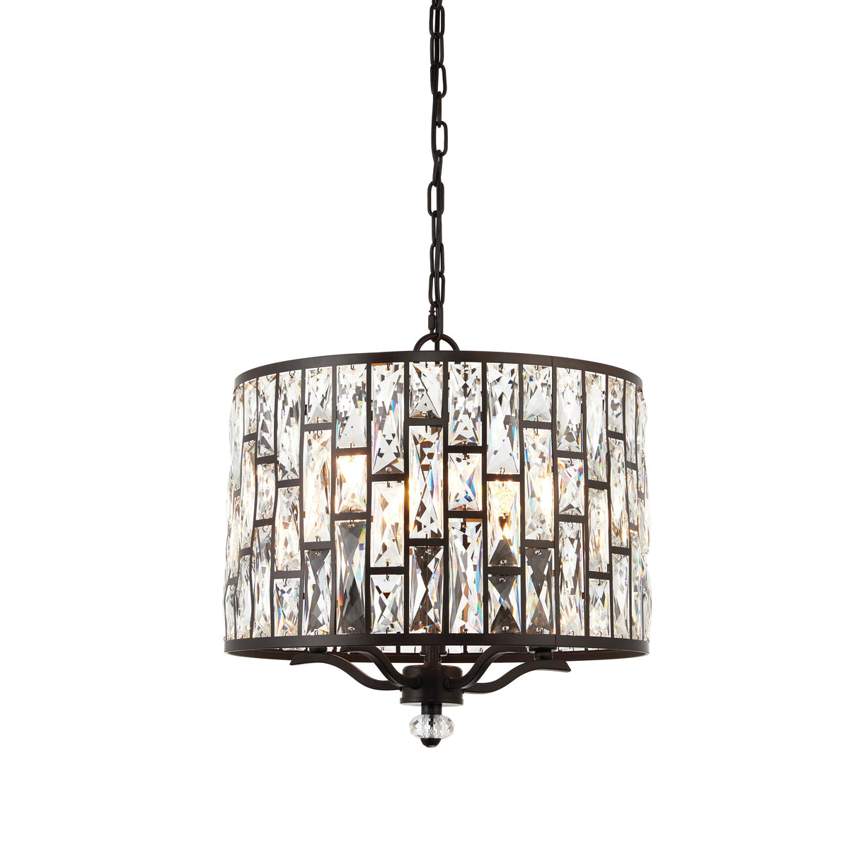 Endon Belle Dark Bronze 5lt Chandelier –  from Amos Lighting + Home