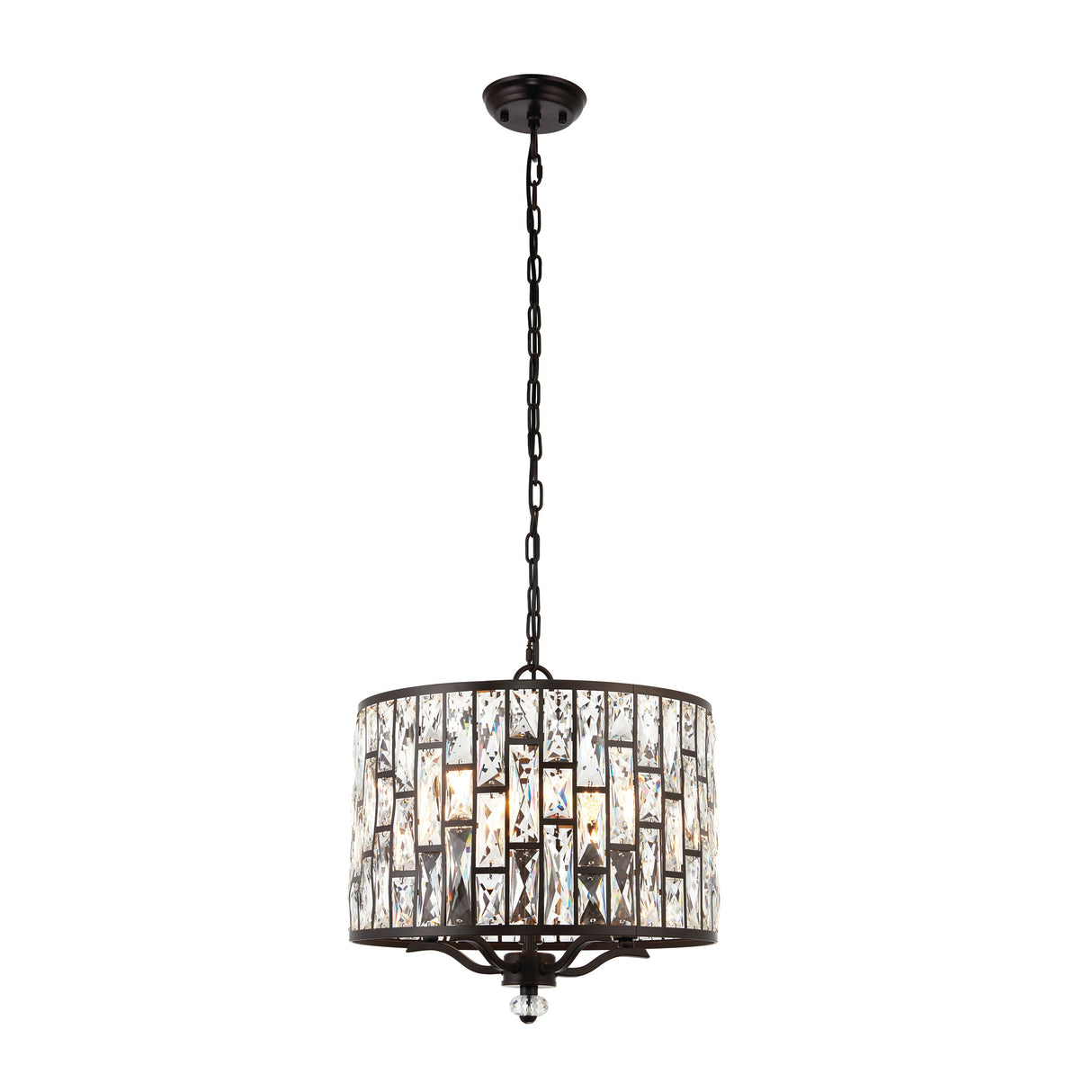 Endon Belle Dark Bronze 5lt Chandelier –  from Amos Lighting + Home