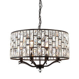 Endon Belle Dark Bronze 8lt Chandelier –  from Amos Lighting + Home