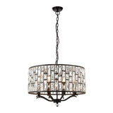 Endon Belle Dark Bronze 8lt Chandelier –  from Amos Lighting + Home