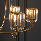 Amos Berenice 5lt Chandelier Antique Brass –  from Amos Lighting + Home