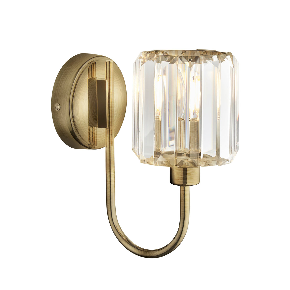 Amos Berenice Wall Light Antique Brass –  from Amos Lighting + Home