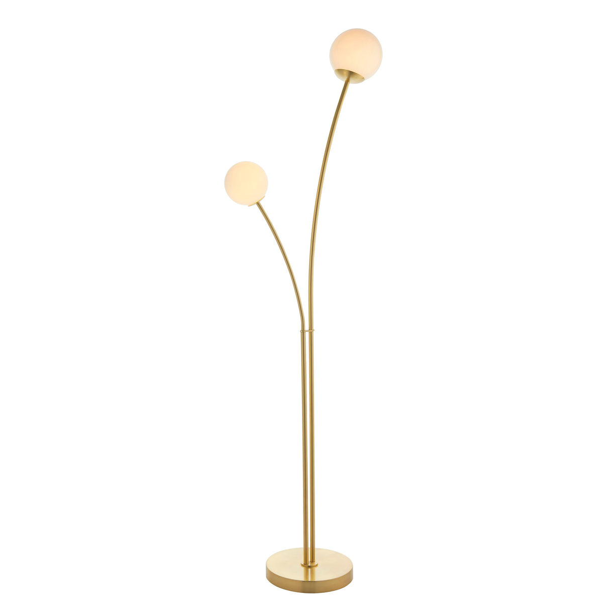 Amos Bloom Satin Brass Floor Lamp –  from Amos Lighting + Home