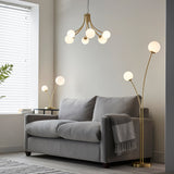 Amos Bloom Satin Brass Floor Lamp –  from Amos Lighting + Home