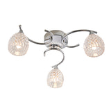 Endon Boyer 3lt Semi flush Chrome –  from Amos Lighting + Home