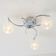 Endon Boyer 3lt Semi flush Chrome –  from Amos Lighting + Home