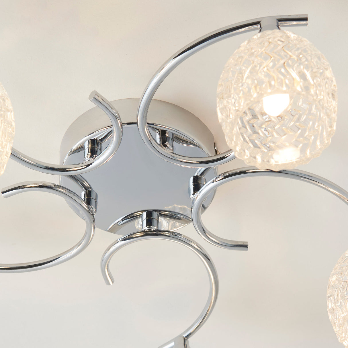 Endon Boyer 5lt Semi flush Chrome –  from Amos Lighting + Home