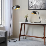 Amos Brair Table Lamp Matt Black & Antique Brass –  from Amos Lighting + Home