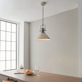 Amos Brampton Nickel Pendant –  from Amos Lighting + Home