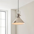 Amos Brampton Nickel Pendant –  from Amos Lighting + Home