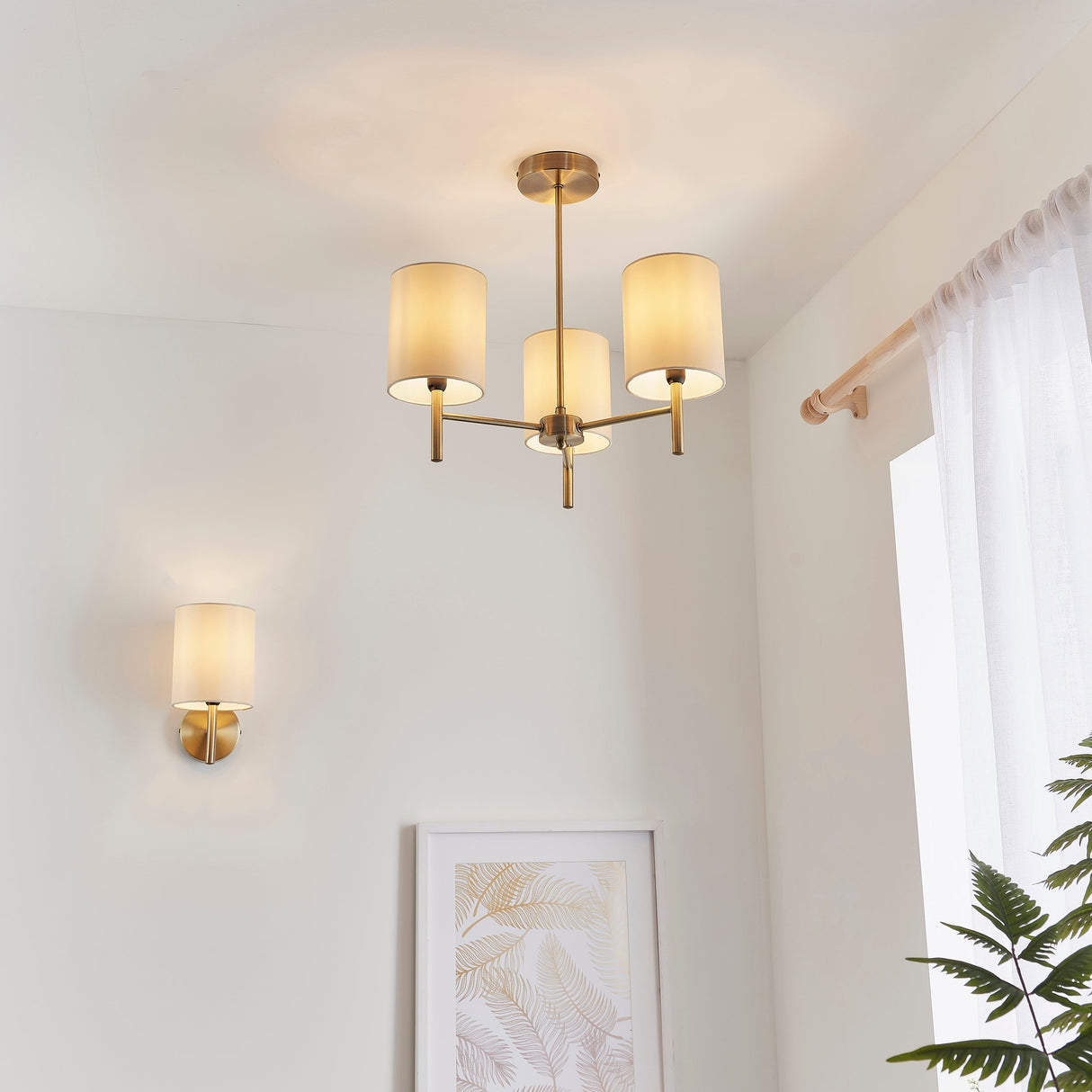 Amos Brio Wall Light Antique Brass –  from Amos Lighting + Home