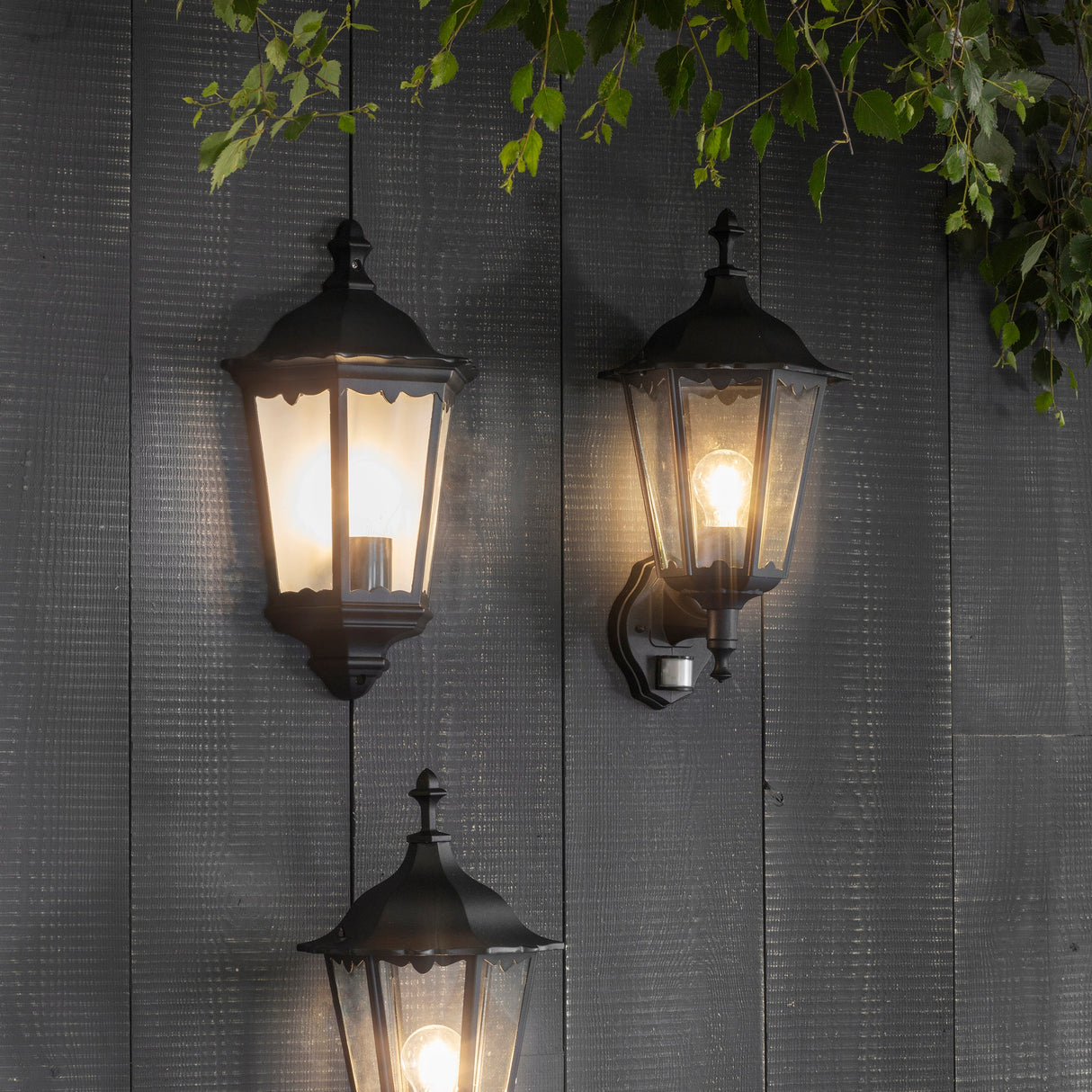 Endon Burford Outdoor Wall Light with PIR –  from Amos Lighting + Home