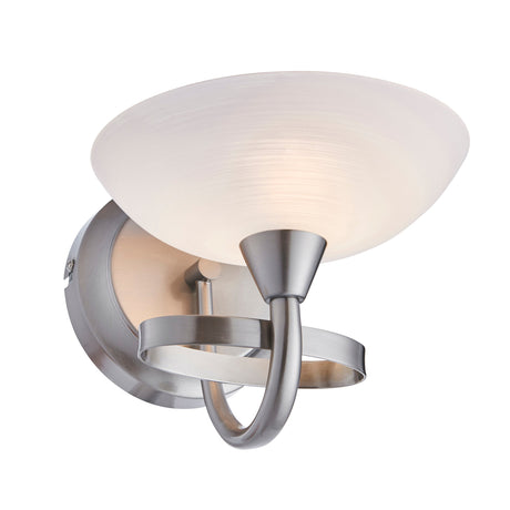 Endon Cagney Wall Light Satin Chrome –  from Amos Lighting + Home