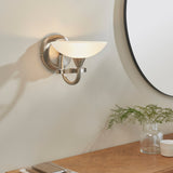 Endon Cagney Wall Light Satin Chrome –  from Amos Lighting + Home