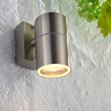 Endon Canon Outdoor Wall Light Stainless Steel –  from Amos Lighting + Home