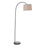 Amos Carlson Matt Black Floor Lamp with Shade –  from Amos Lighting + Home