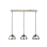 Amos Caspa Nickel & Mirrored Glass 3lt Bar Pendant –  from Amos Lighting + Home