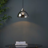 Amos Caspa Nickel & Mirrored Glass Single Pendant –  from Amos Lighting + Home