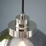 Amos Caspa Nickel & Mirrored Glass Single Pendant –  from Amos Lighting + Home