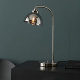 Amos Caspa Nickel & Mirrored Glass Table Lamp –  from Amos Lighting + Home