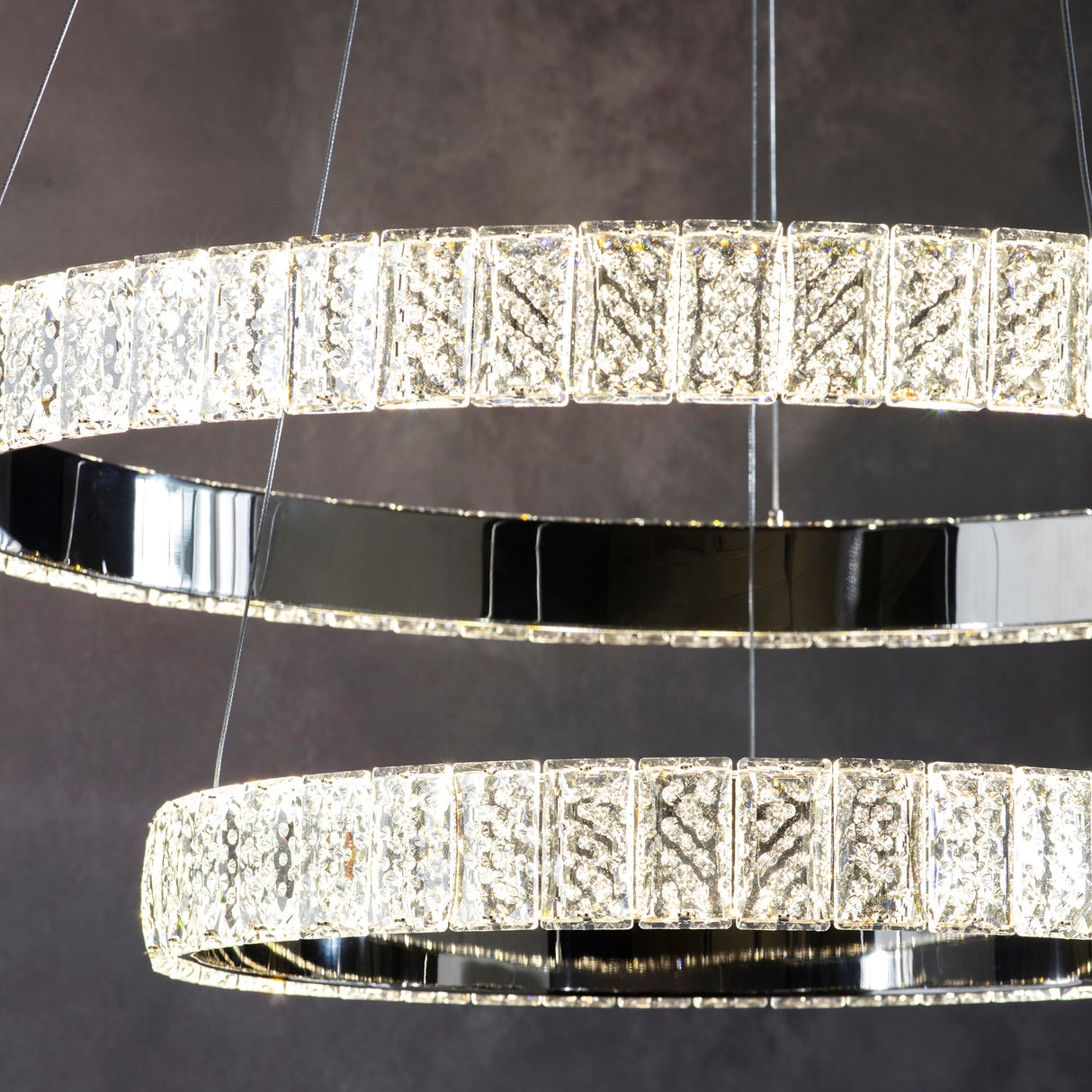 Endon Celeste 2lt LED Crystal Pendant –  from Amos Lighting + Home