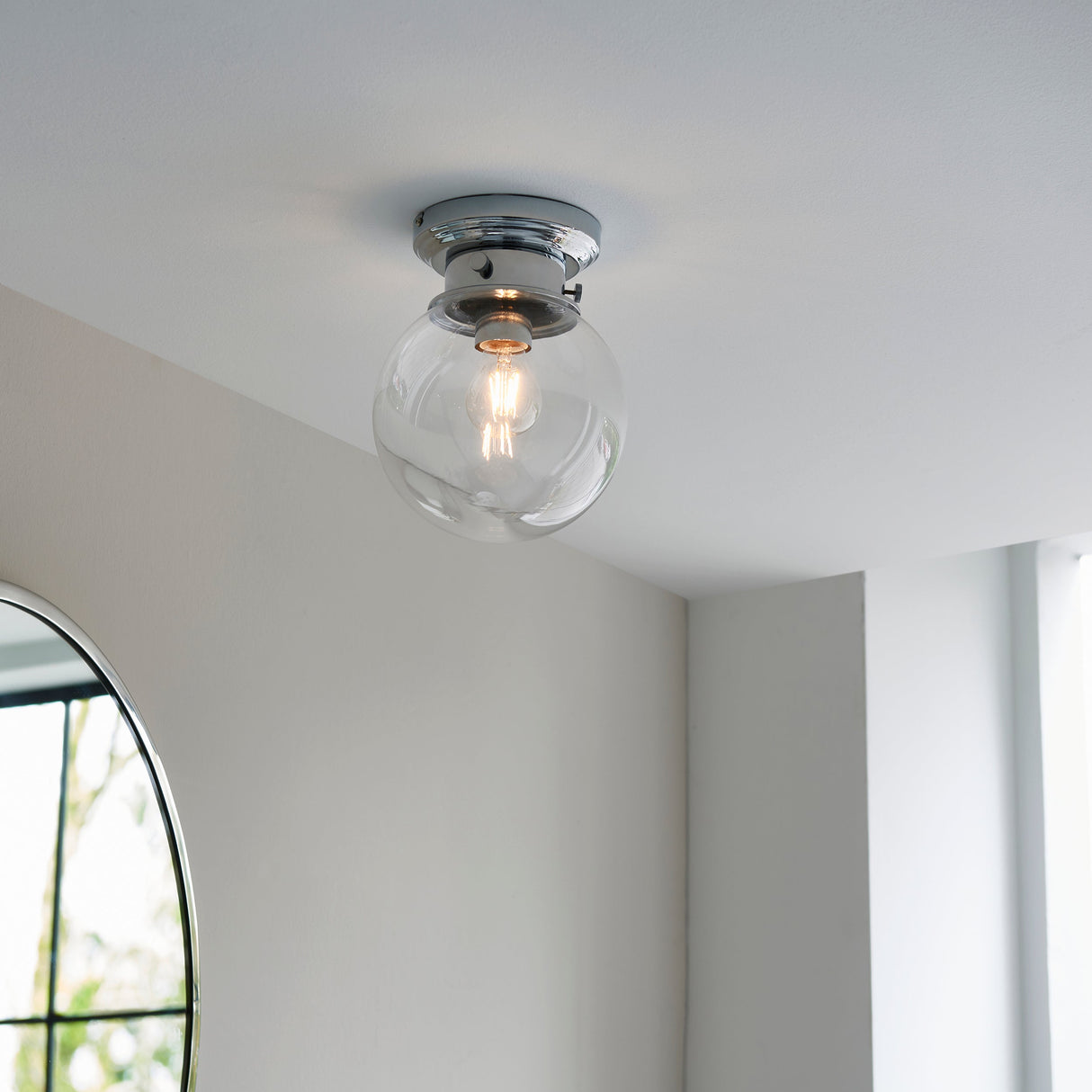 Endon Cheswick Bathroom Ceiling Light –  from Amos Lighting + Home