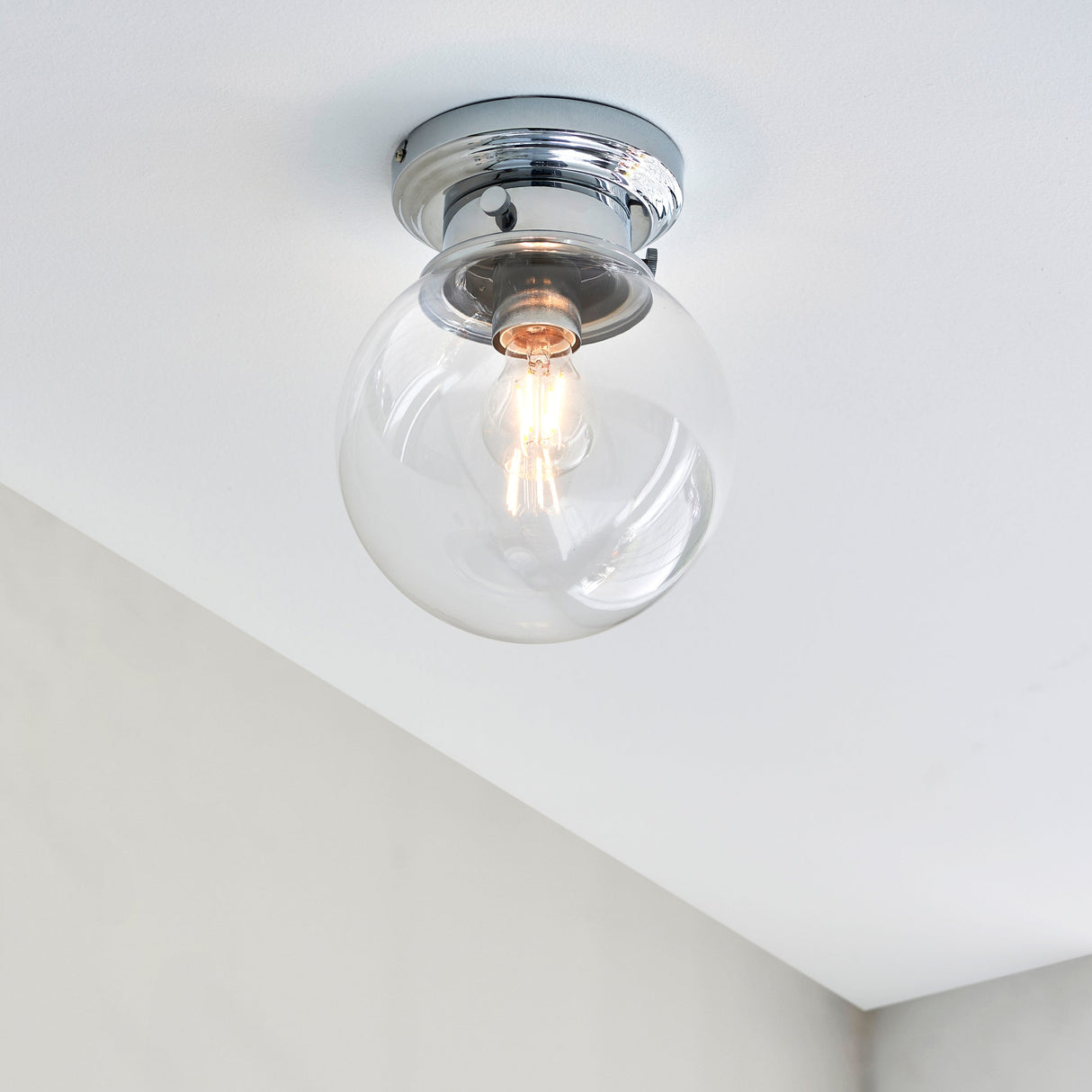 Endon Cheswick Bathroom Ceiling Light –  from Amos Lighting + Home