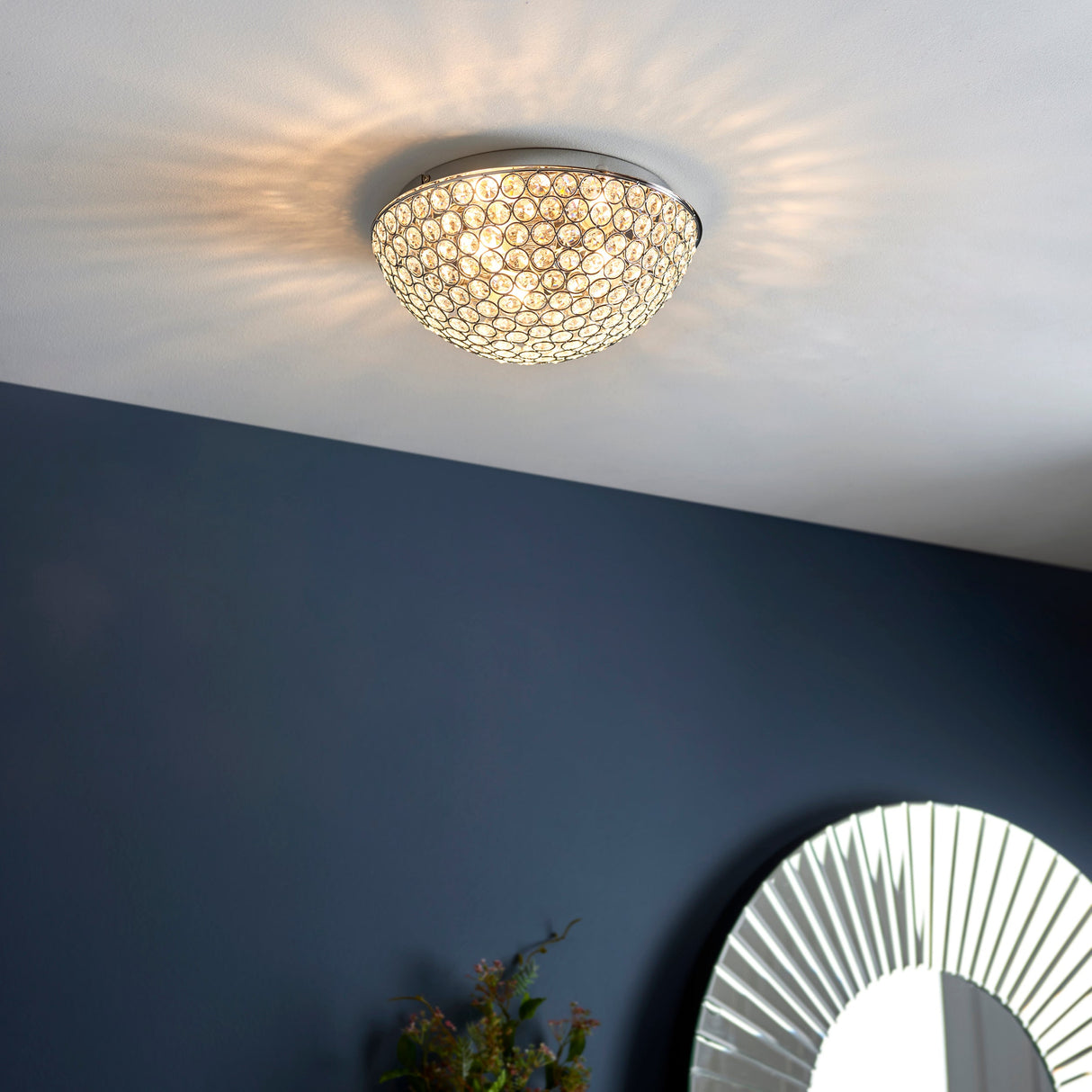 Amos Chryla Bathroom Flush Ceiling Light –  from Amos Lighting + Home