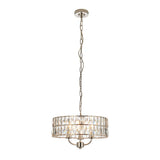 Amos Clifton 3lt Chandelier Bright Nickel –  from Amos Lighting + Home