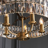 Amos Clifton 5lt Chandelier Antique Brass –  from Amos Lighting + Home