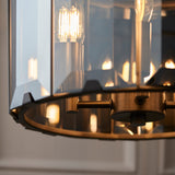 Endon Clooney 4lt Smoked Tinted Glass Chandelier –  from Amos Lighting + Home