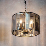 Endon Clooney 4lt Smoked Tinted Glass Chandelier –  from Amos Lighting + Home