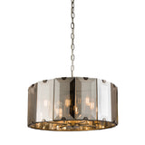 Endon Clooney 8lt Smoked Tinted Glass Chandelier –  from Amos Lighting + Home