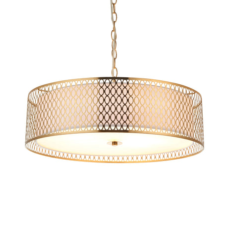 Endon Cordero 3lt Pendant Gold –  from Amos Lighting + Home