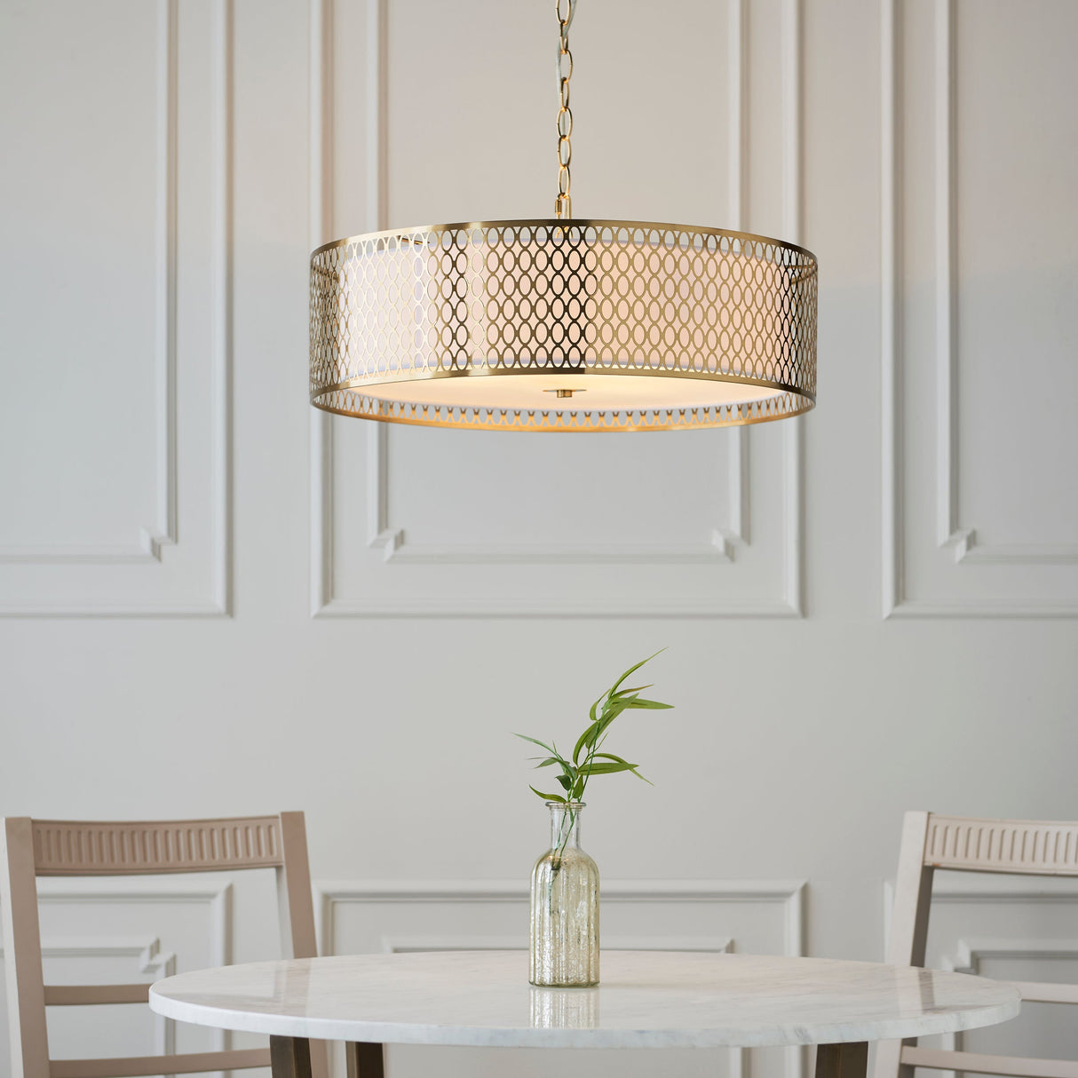 Endon Cordero 3lt Pendant Gold –  from Amos Lighting + Home