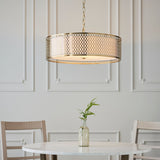 Endon Cordero 3lt Pendant Gold –  from Amos Lighting + Home