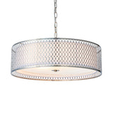 Endon Cordero 3lt Pendant Satin Nickel –  from Amos Lighting + Home