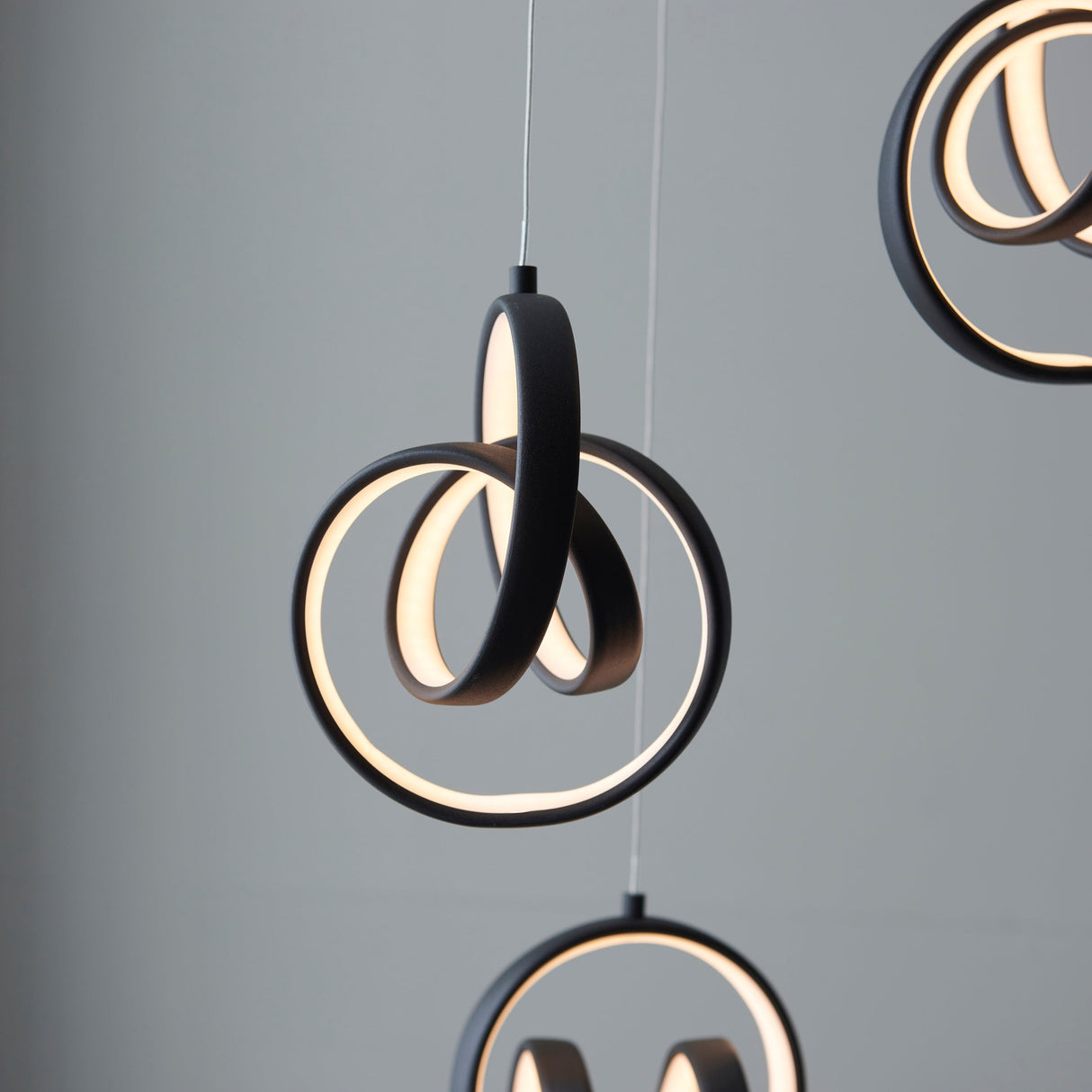 Endon Cosma Black LED 3lt Pendant Cluster –  from Amos Lighting + Home