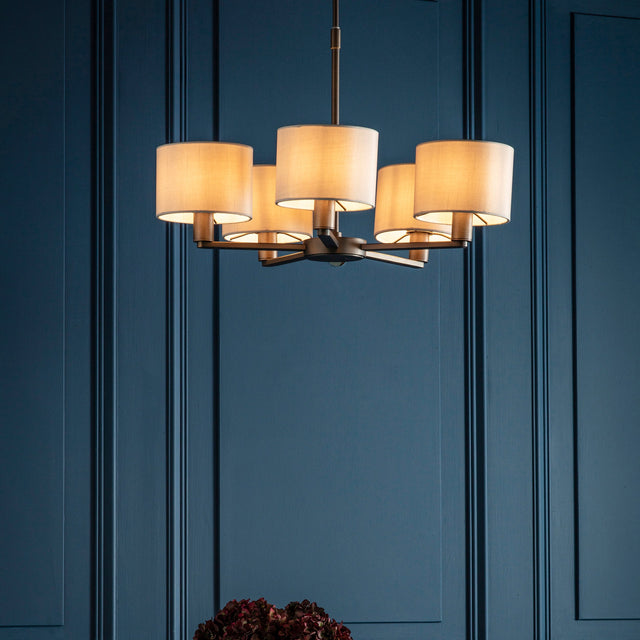 Amos Daley 5lt Pendant Antique Bronze –  from Amos Lighting + Home