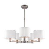 Amos Daley 5lt Pendant Matt Nickel –  from Amos Lighting + Home